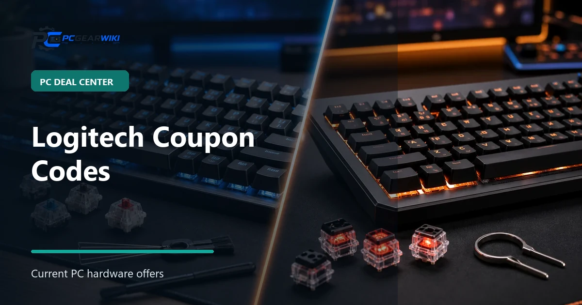 Logitech Coupon Codes for PC hardware