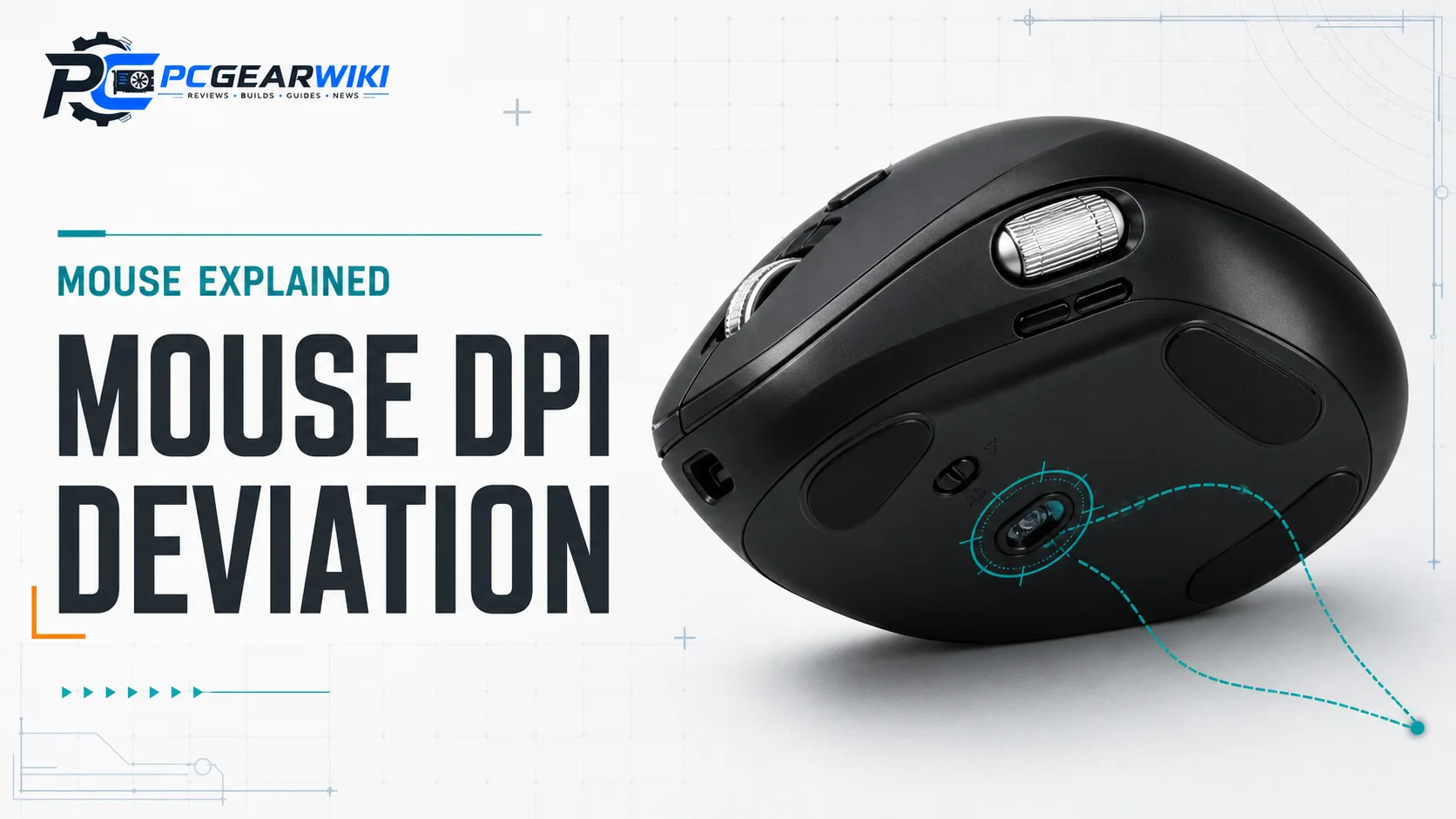 Mouse DPI deviation explained with a gaming mouse sensor