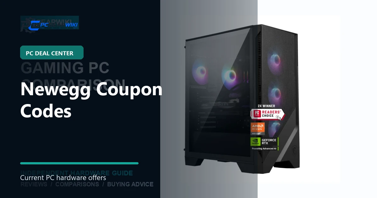 Newegg Coupon Codes for PC hardware