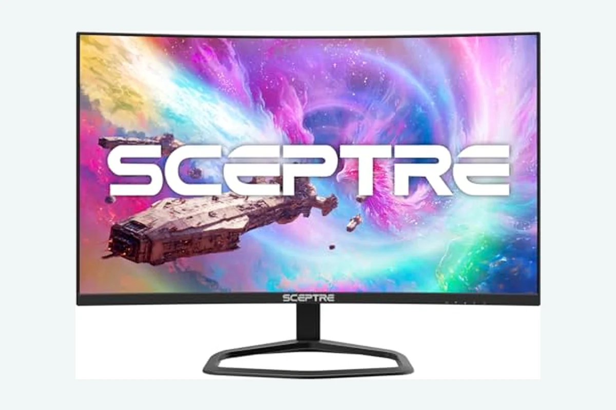 Best Gaming Monitor With Built-in KVM: Top Picks 14 Sceptre 27-Inch Curved Gaming Monitor, FHD 1080p, 240Hz, 1500R, DisplayPort & HDMI x2, Built-in product image