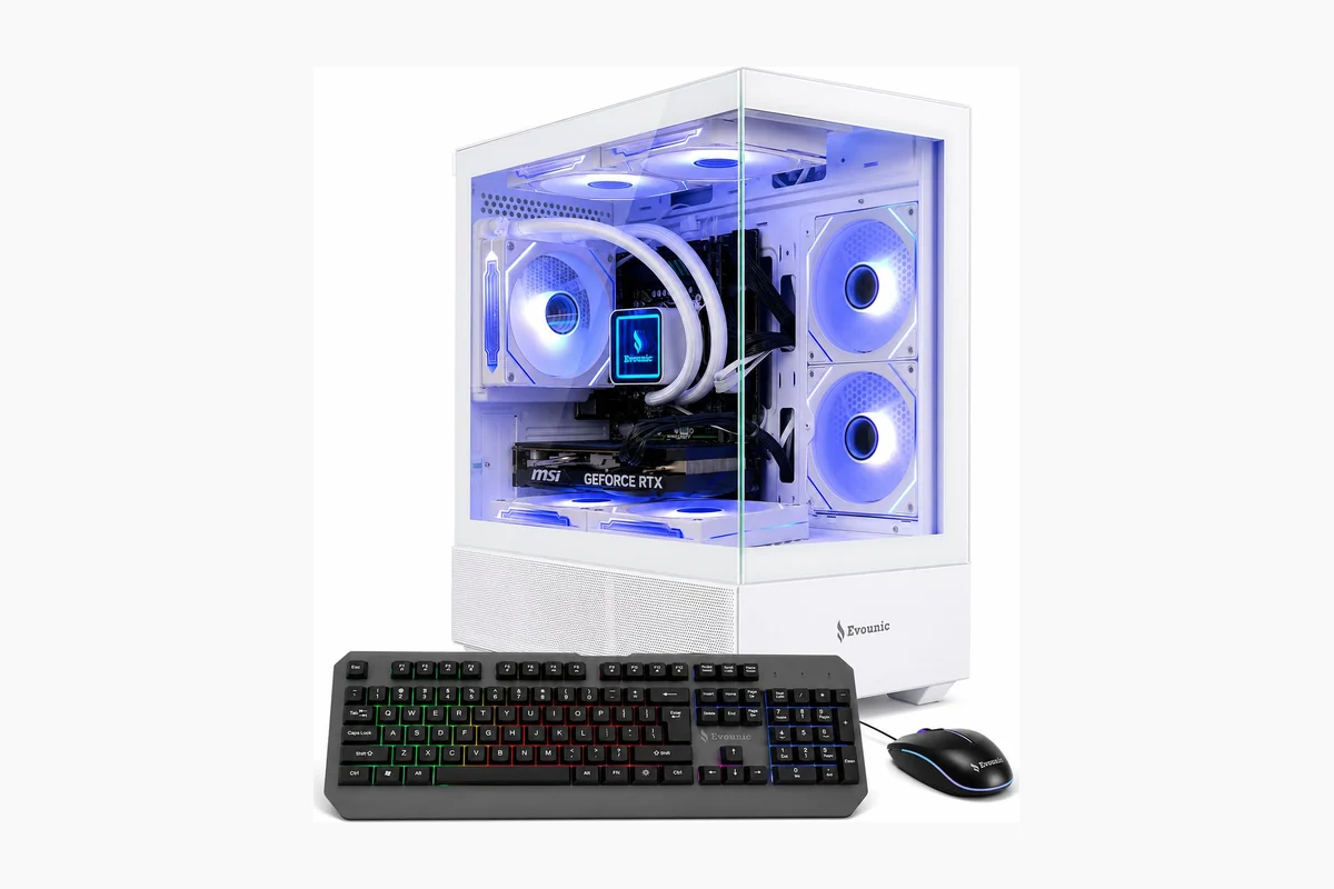 Gaming Desktop PC Computer Liquid Cooled – 12-Core Processor, GeForce RTX 4060 GDDR6, 64GB product image