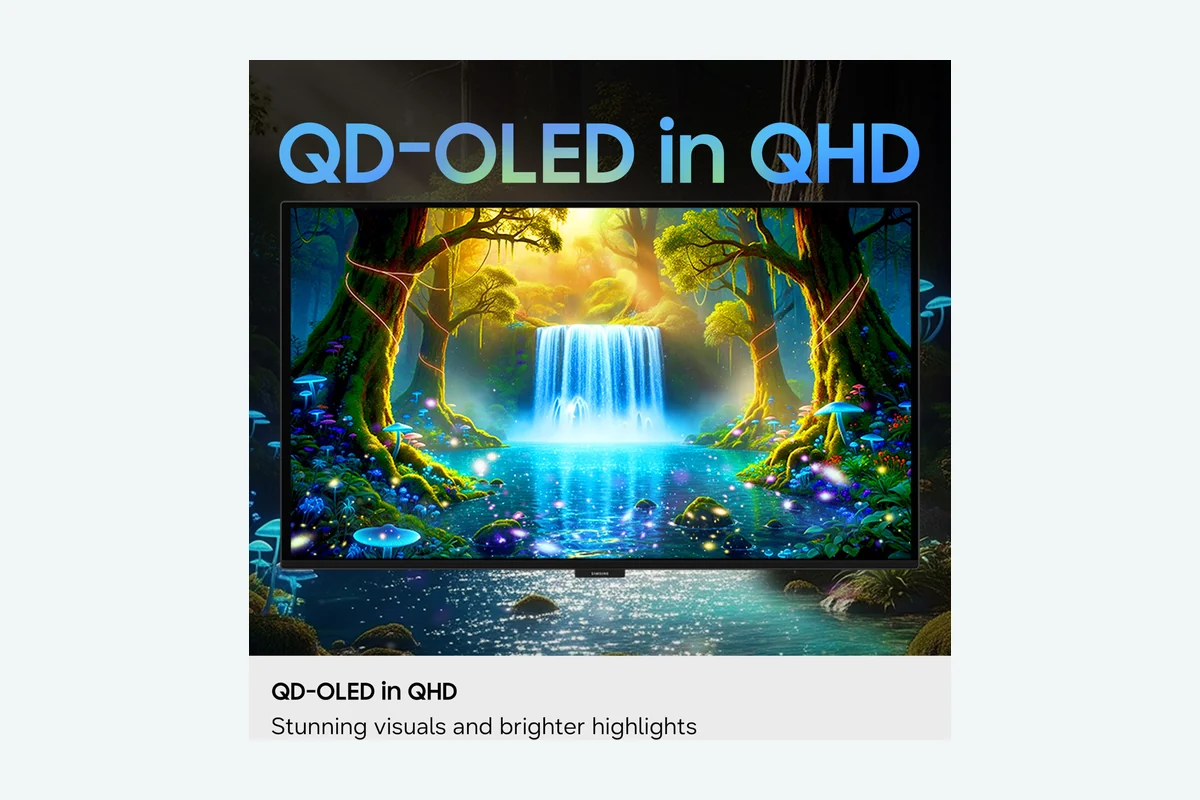 Samsung 27" Odyssey OLED G6 (G61SH) Gaming Monitor - QD-OLED, QHD (1440P), 240Hz, 0.03ms, product image