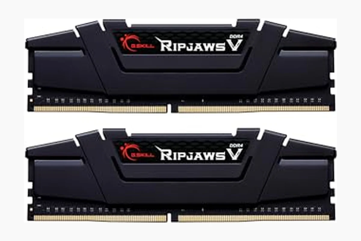 G.SKILL RipjawsV Series DDR4 RAM (XMP) 16GB (2x8GB) 3200MT/s CL16-18-18-38 1.35V Intel AMD Desktop product image