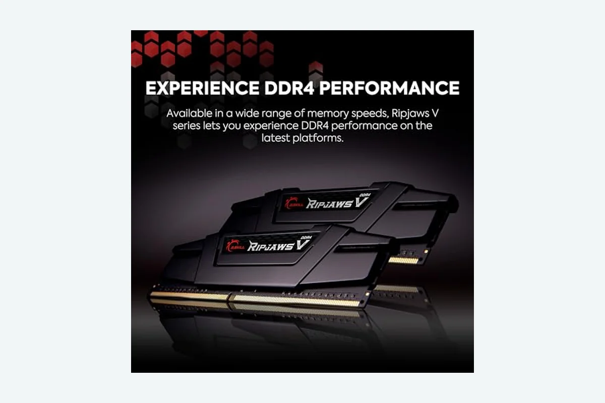 How To Check VRAM Usage In Windows 11 2 G.SKILL RipjawsV Series DDR4 RAM (XMP) 16GB (2x8GB) 3200MT/s CL16-18-18-38 1.35V Intel AMD Desktop product image