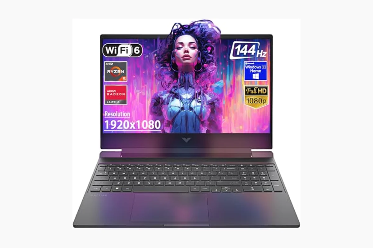 Hp Victus Gaming Laptop: Complete Hardware Guide and Top Configurations 1 HP Victus 15.6" FHD 144Hz Gaming Laptop, AMD Ryzen 5-7535HS, AMD Radeon RX 6550M product image