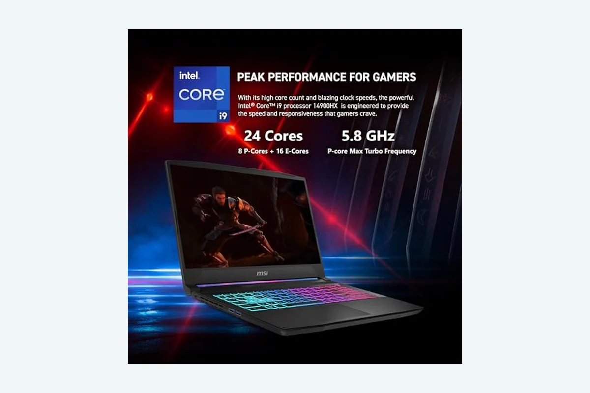 msi Katana 15 HX Gaming Laptop - 15.6" QHD 165Hz Display, Intel Core i7-14650HX, product image