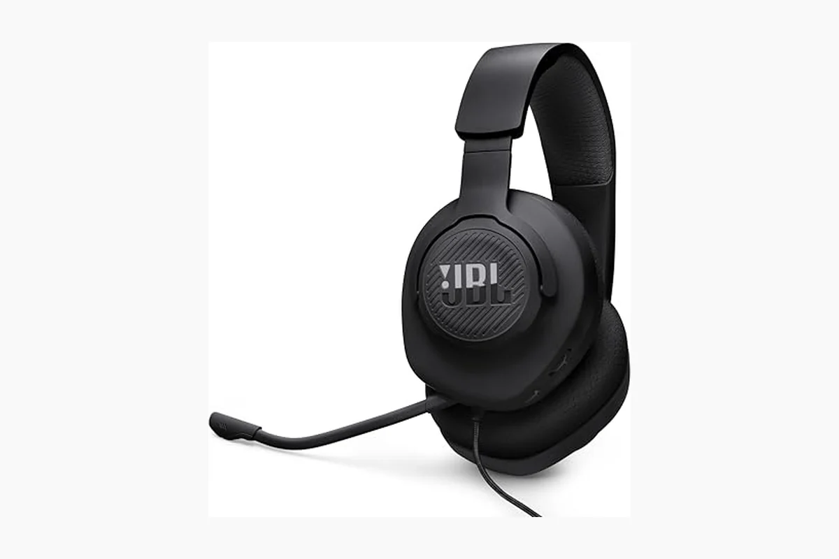 JBL Quantum 100M2 Wired Gaming Headset, Detachable Mic - Black product image