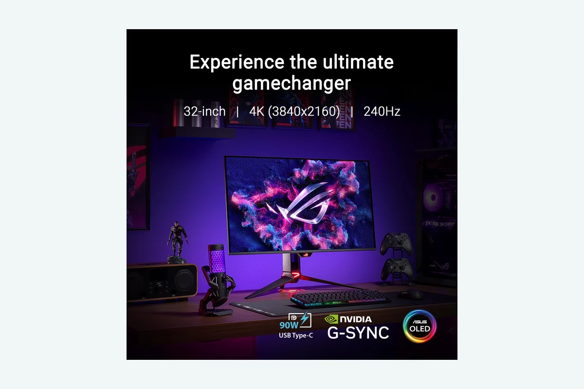 4k Oled Monitor Buying Guide 2 ASUS ROG Swift 32” 4K OLED Gaming Monitor (PG32UCDM) - UHD (3840 x 2160), product image