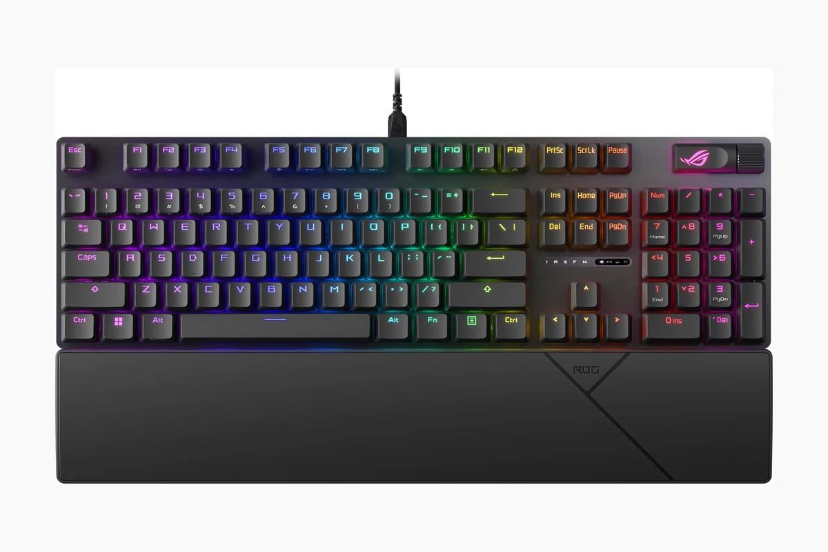 Best Hot Swappable Mechanical Keyboard Buying Guide 2 ASUS ROG Strix Scope II X Wired USB Mechanical Gaming Keyboard – 100% Full-Size, product image