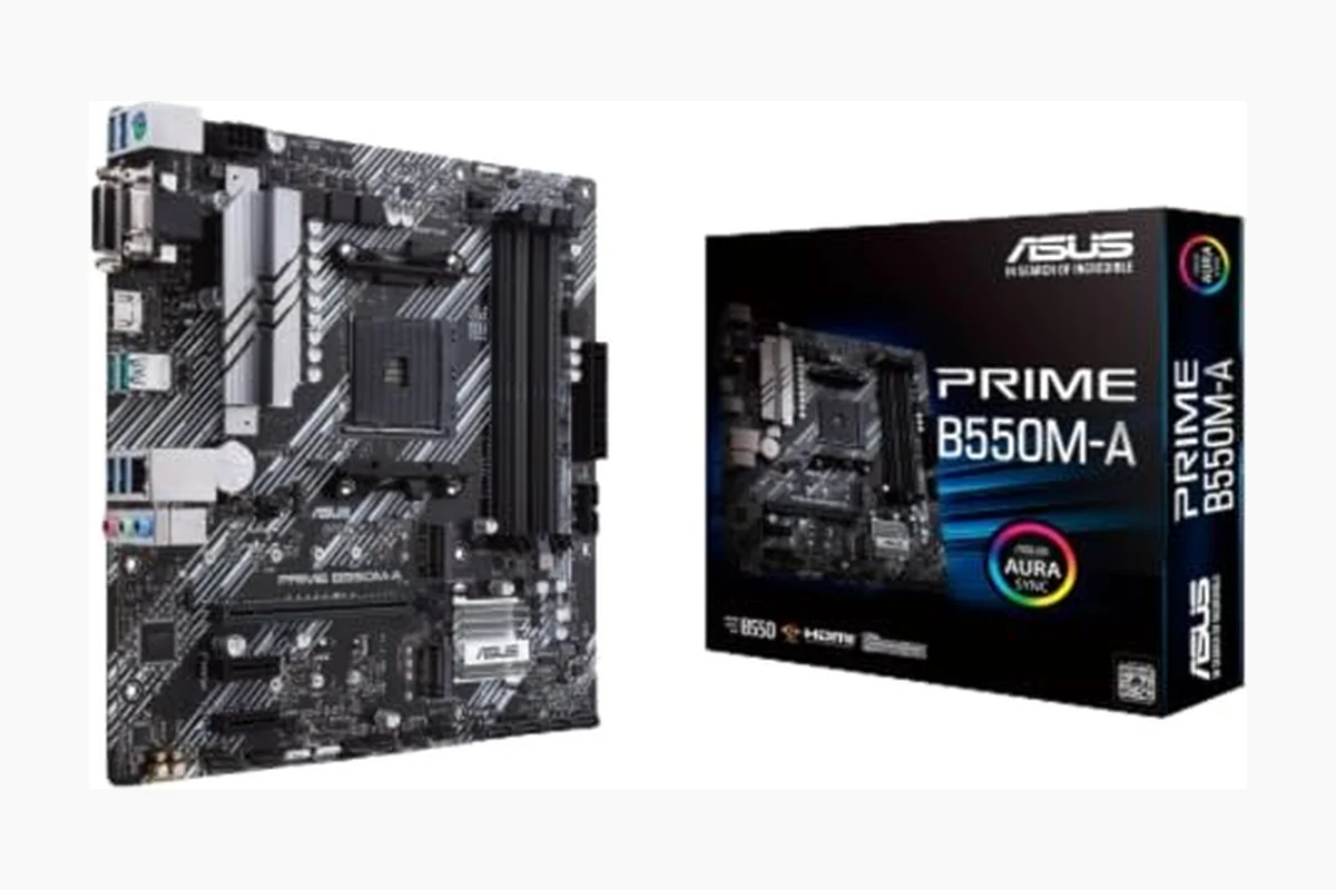 ASUS Prime B550M-A WiFi II AMD Micro ATX Motherboard with PCIe 4.0, WiFi 6, product image