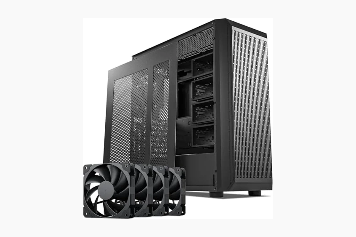DARKROCK Classico Storage Master ATX NAS Computer Case with 4x120mm Fans product image