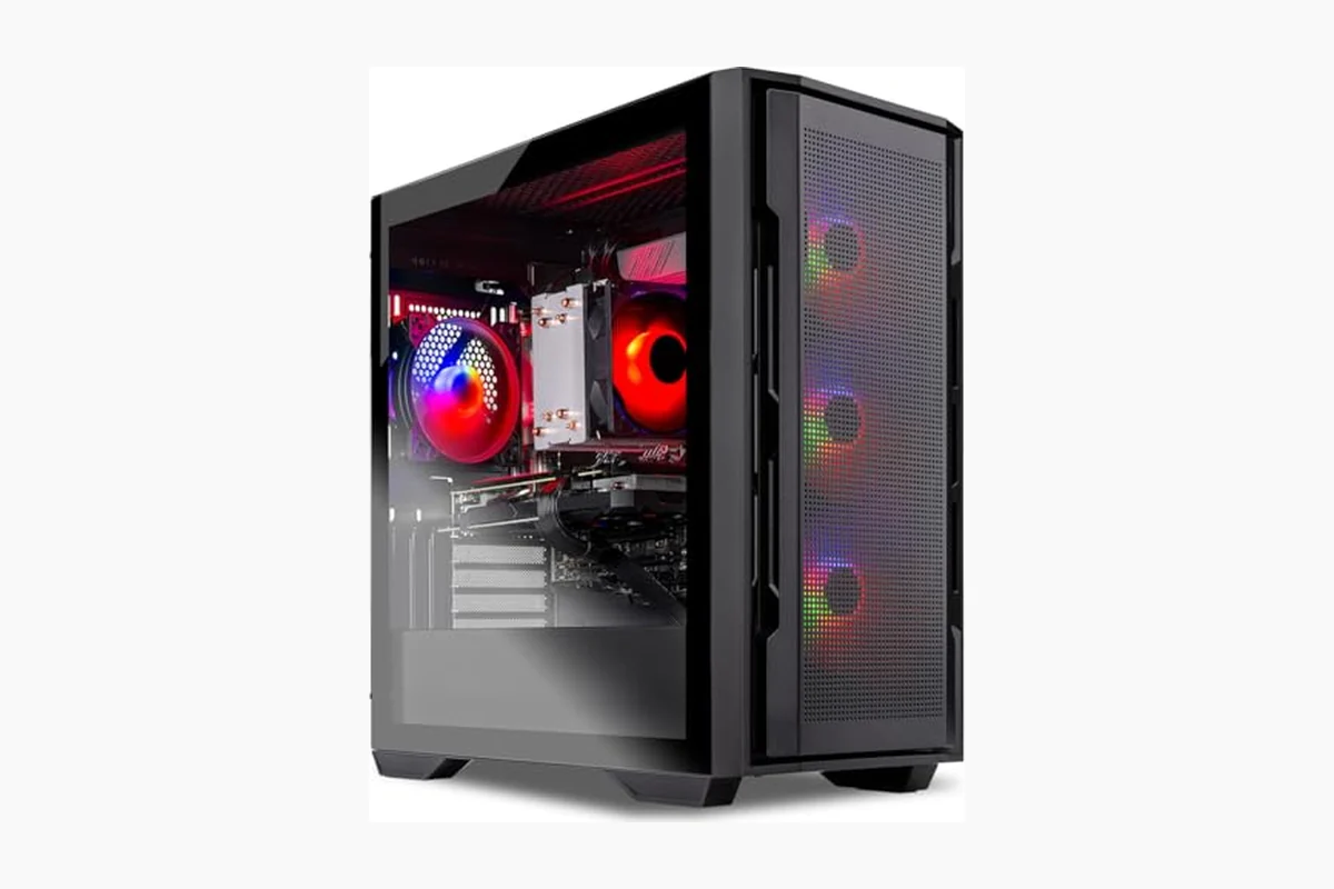 Skytech Gaming Rampage Gaming PC, Ryzen 7 7700, RX 9070 XT product image