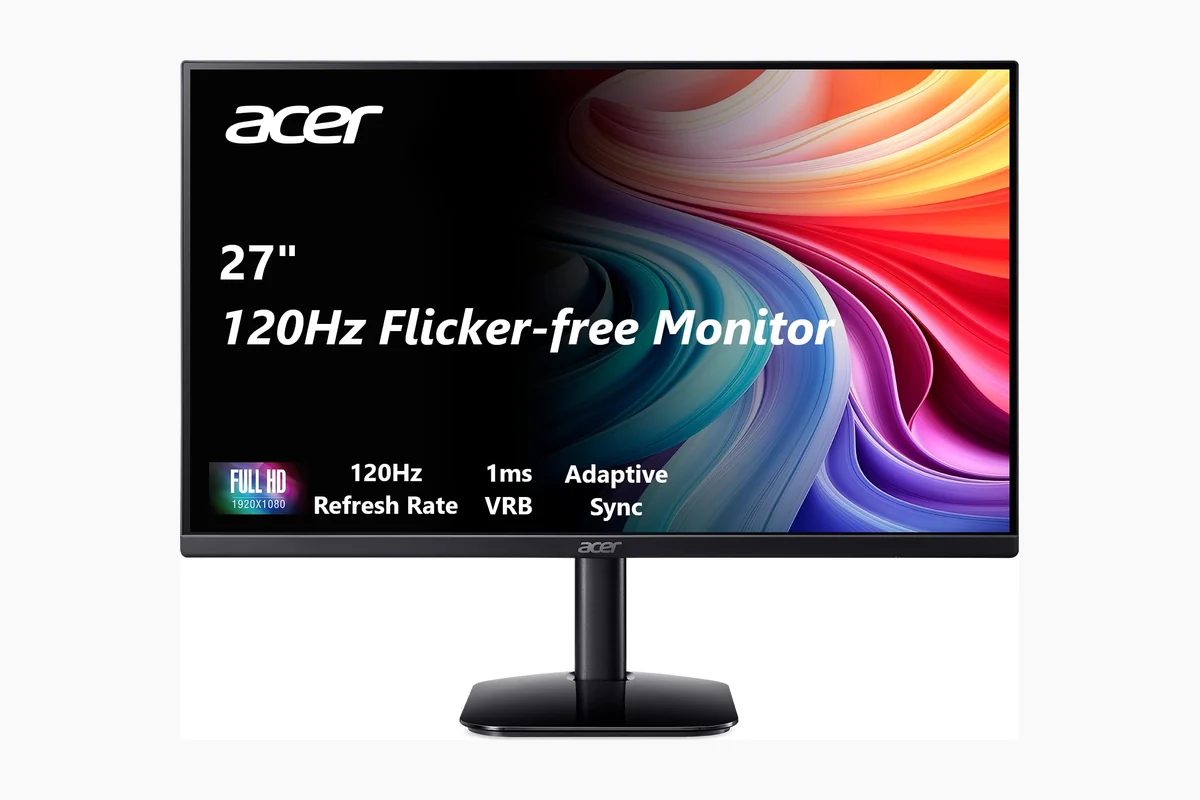 Acer 27 Inch Monitor- KB272-27 Inch FHD IPS (1920 x 1080) Display, Up to product image