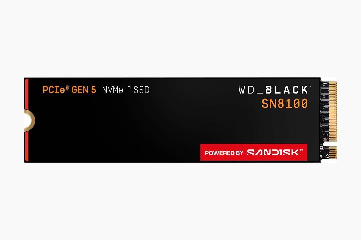WD_Black SN8100 4TB NVMe SSD - PCIe 5.0x4, M.2 2280, Up to 14,900MB/s Read product image