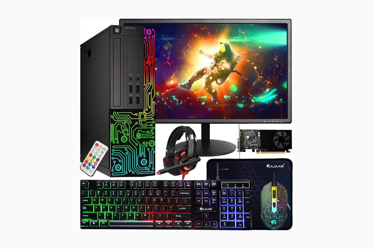 Best Place To Buy Gaming PC: Prebuilt Picks & Buying Guide 2 Dell Gaming OptiPlex Desktop RGB Computer PC, Intel Core i7, GeForce GT 1030 2GB product image