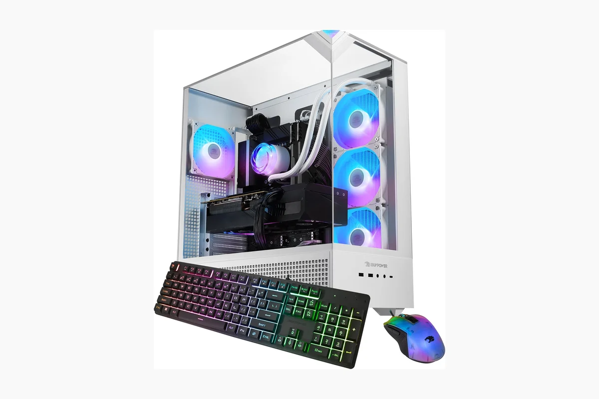 iBUYPOWER Element Gaming PC Desktop Computer AMD Ryzen 9 7900X CPU, NVIDIA GeForce RTX product image