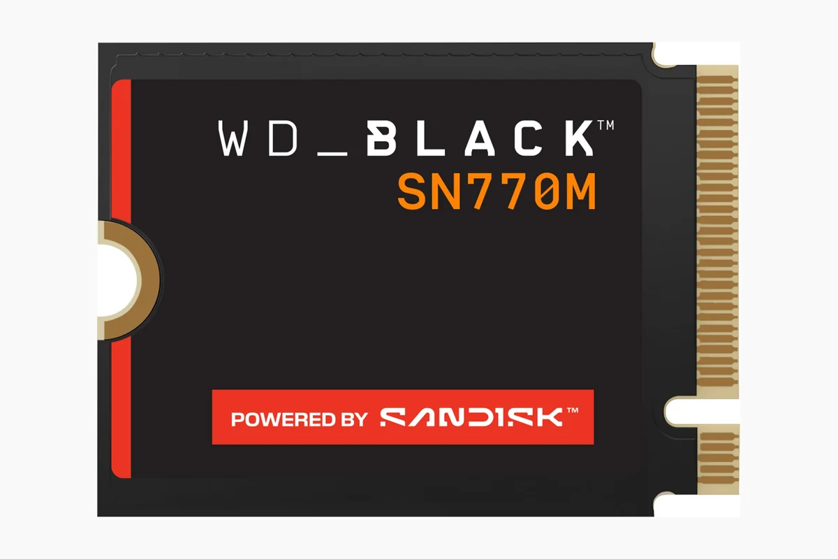 Best SSD for Steam Deck Buying Guide 2 WD_Black SN770M 1TB M.2 2230 NVMeSSD - PCIe Gen 4.0, Speeds up to 5150 product image