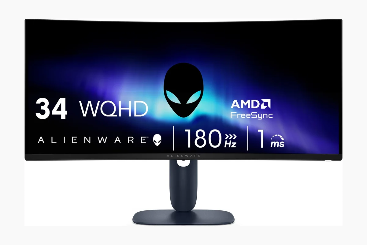 Best Ultrawide Gaming Monitor Buying Guide 2 Alienware 34 Curved Gaming Monitor – AW3425DWM - 34-inch WQHD 180Hz 1ms Display, 1500R, product image