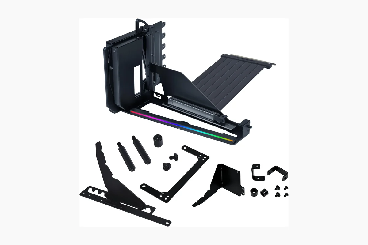 Best Vertical Gpu Mount Pcie 5.0 Buying Guide 2 Lian Li ATX PC Case 4 Slots Vertical GPU Kit (VG4v4 Black) | Premium product image