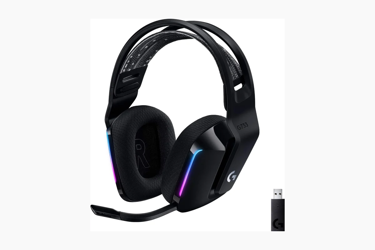 Best Wireless Gaming Headset for PC: Top Picks and Buying Guide 2 Logitech G733 Lightspeed Wireless Gaming Headset, Suspension Headband, Lightsync RGB, Blue VO!CE Mic, PRO-G product image