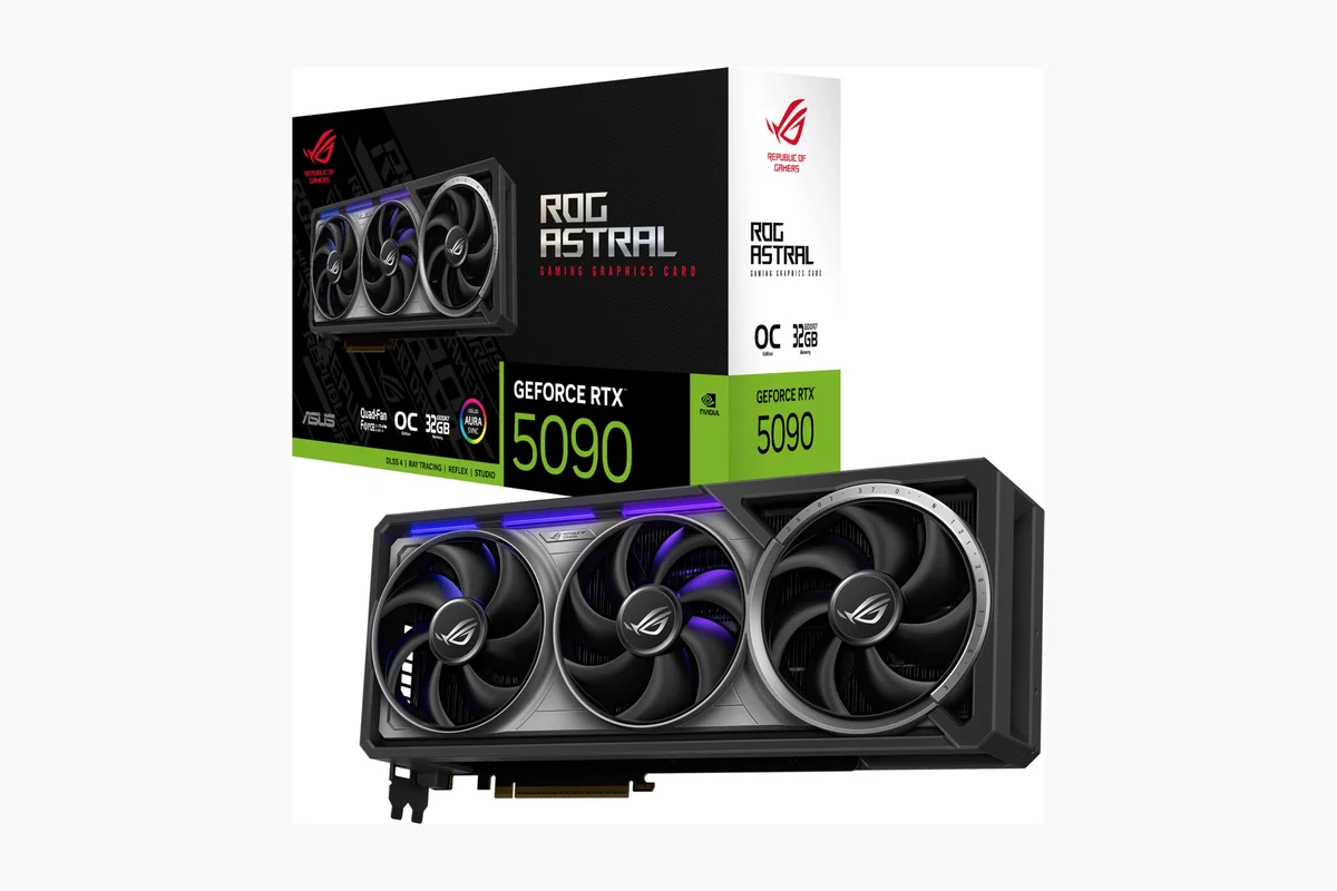 RTX 5090 Review: Specs, Pros, Cons & Verdict 2 ASUS ROG Astral NVIDIA GeForce RTX 5090 32GB GDDR7 OC Edition Gaming Graphics Card product image