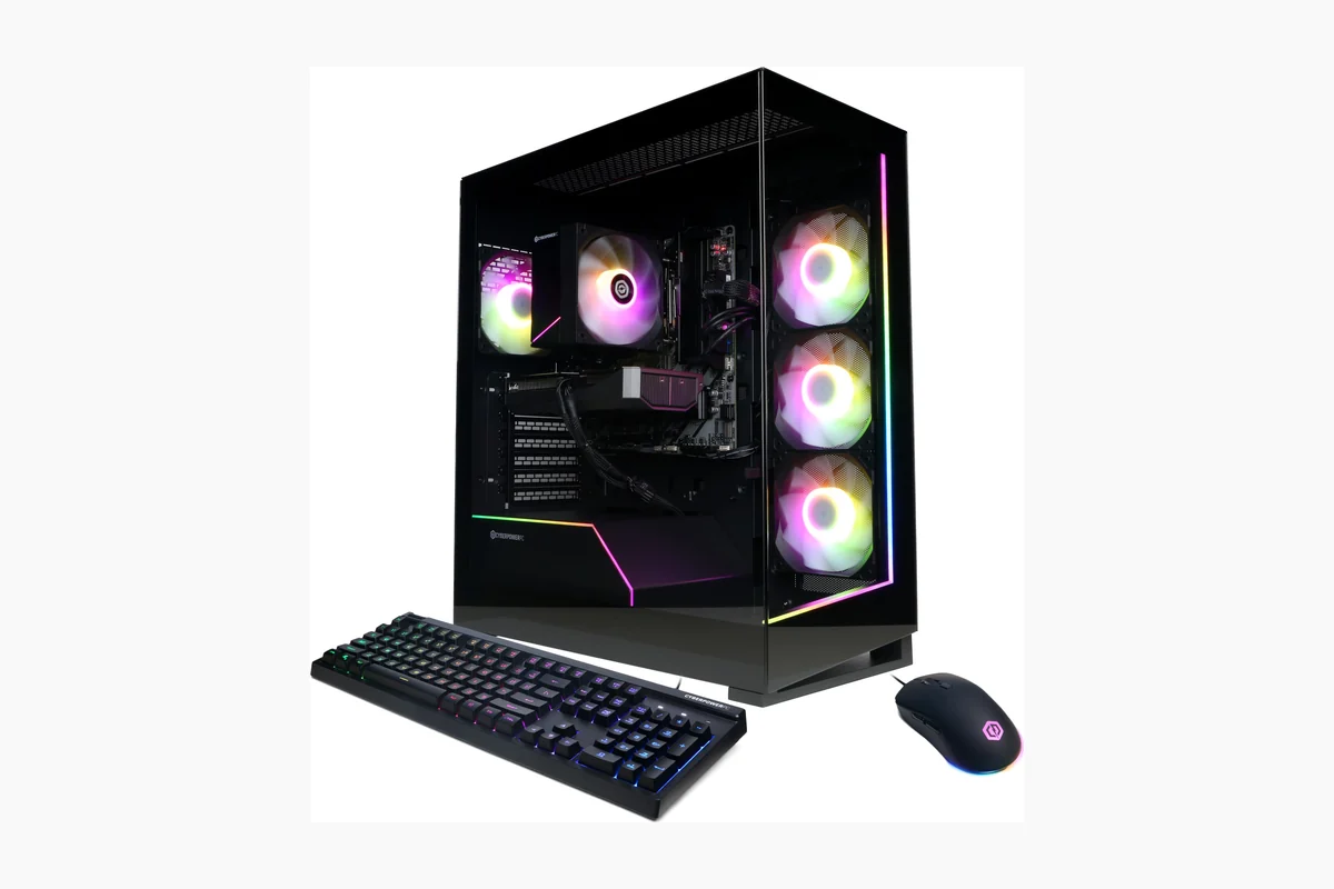 Best 1440p Gaming PC Build: Top Prebuilt Rigs Compared for 2026 1 CyberPowerPC Gamer Master Gaming PC, AMD Ryzen 7 8700F 4.1GHz, GeForce RTX 5060 Ti product image