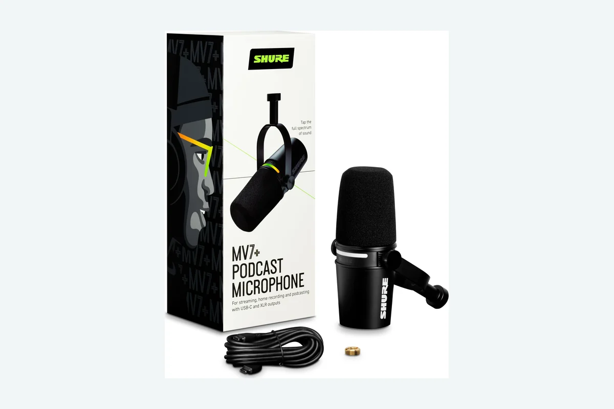 Best Microphone For Streaming: Complete Setup & Buying Guide 2 Shure MV7+ Dynamic Microphone – USB-C & XLR Podcast Mic for Streaming, Recording & product image