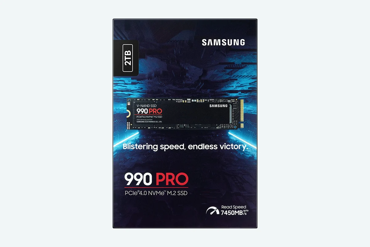 Best SSD for Gaming PC: Top Picks and Hardware Guide 2 Samsung 990 PRO NVMe M.2 SSD, 2 TB, PCIe 4.0, 7,450 MB/s Read, 6,900 product image