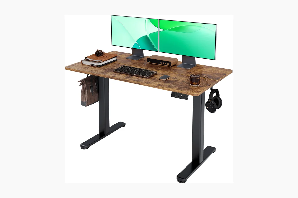Best Standing Desk: Top Picks for Ergonomic Workstations 1 Claiks Electric Standing Desk, Adjustable Height Stand up Desk, 24x48 Inches Sit Stand Home product image