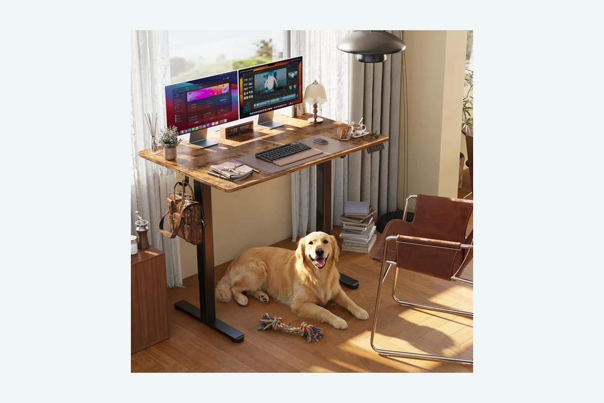 Best Standing Desk: Top Picks for Ergonomic Workstations 2 Claiks Electric Standing Desk, Adjustable Height Stand up Desk, 24x48 Inches Sit Stand Home product image