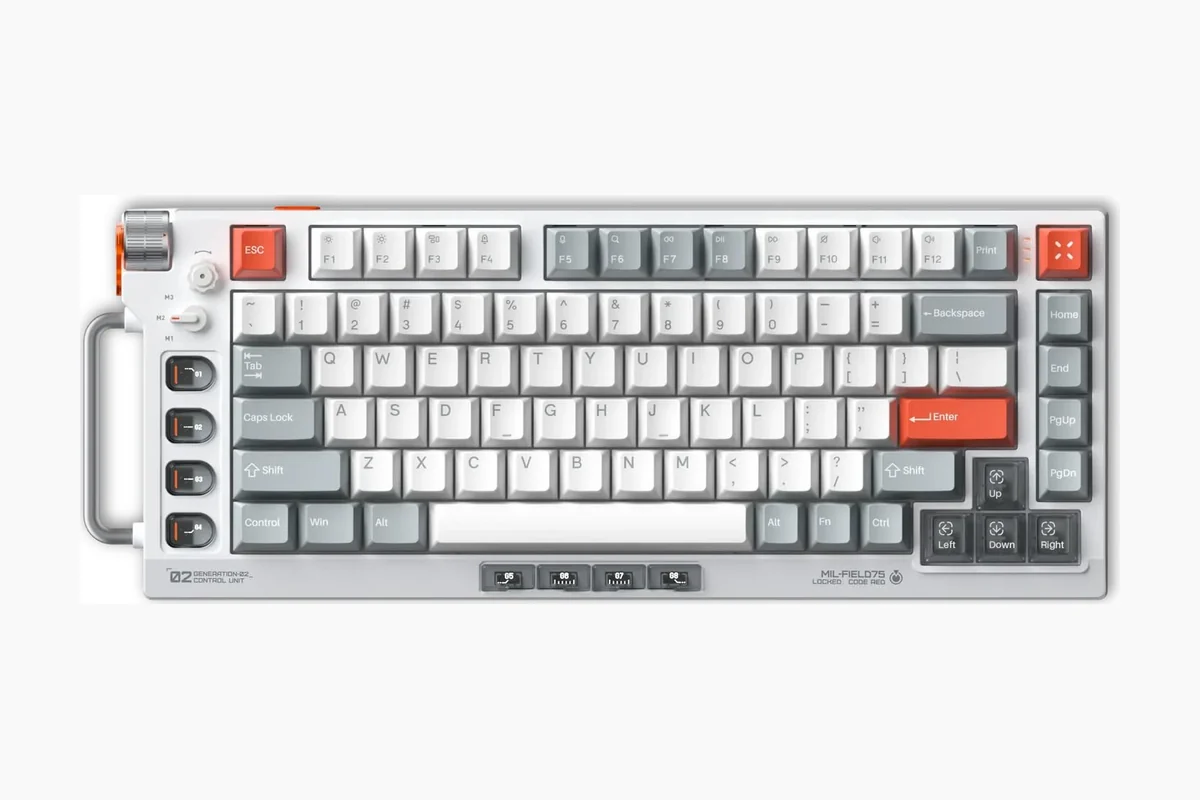 Keyboard Actuation Point for Gaming: Magnetic Switch Setup 2 nuphy Field75 HE V2 Hall Effect Keyboard, Hot-Swappable 83 Keys 75% Layout Rapid Trigger product image