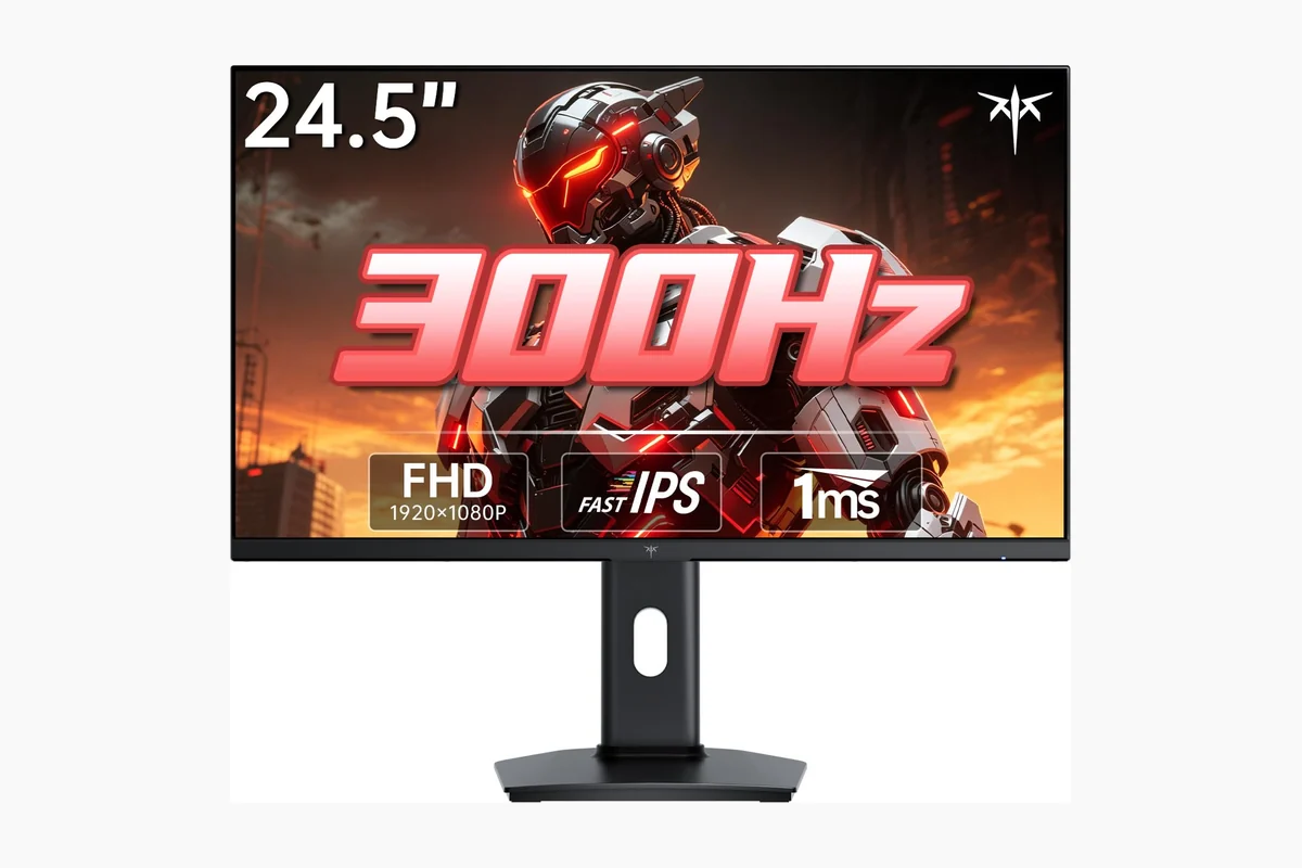 KTC 24.5 Inch 300Hz Gaming Monitor, FHD 1080P 240Hz Fast IPS Monitor, HDR, FreeSync, product image