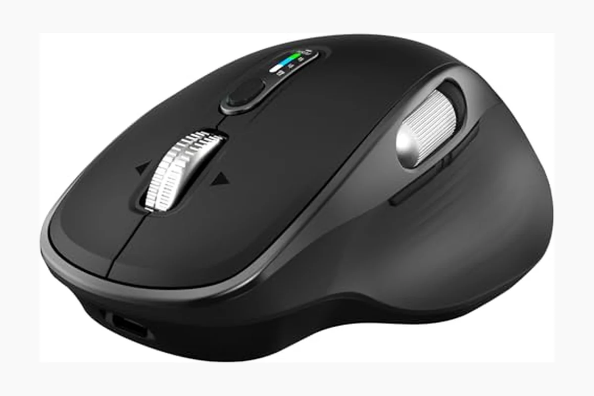 Mouse DPI Deviation Explained: Definition, How It Works & Why It Matters 2 Wireless Bluetooth Rechargeable Mouse with 8 Programmable Buttons-Black product image