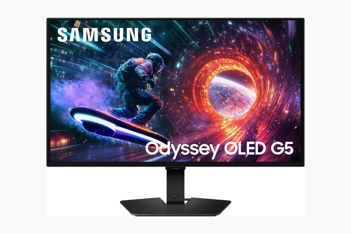 OLED vs IPS Gaming Monitor: Which Should You Choose? 2 Samsung 27” Odyssey OLED G5 (G50SF) QHD & QD-OLED Gaming Monitor, 180Hz Refresh Rate, product image