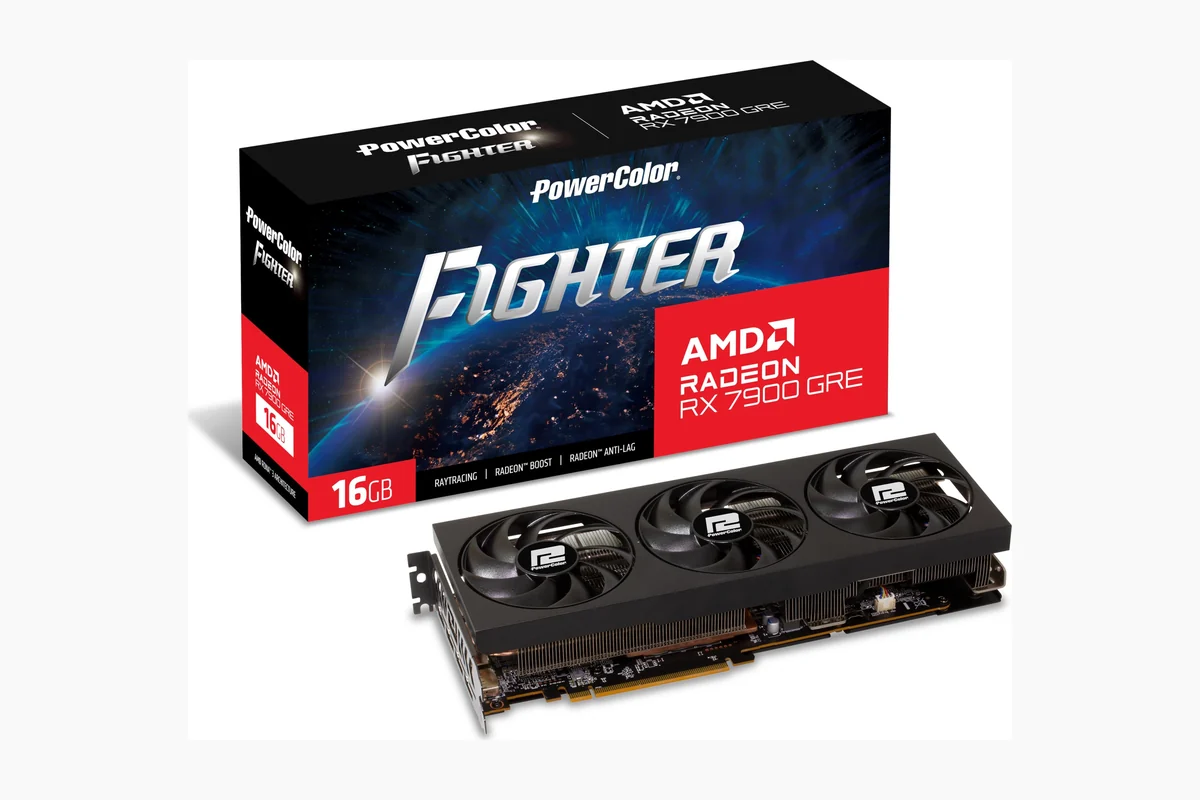 PowerColor Fighter AMD Radeon RX 7900 GRE Graphics Card 16GB GDDR6 product image