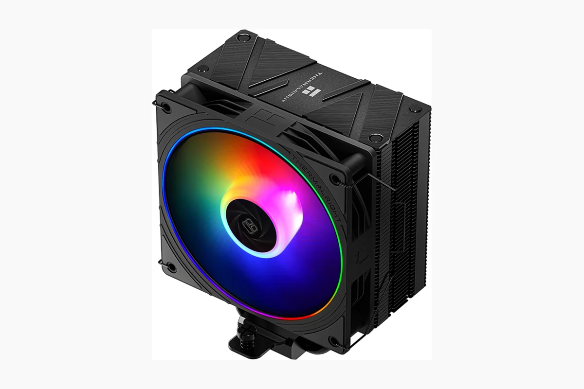 Thermalright Assassin Spirit 120 EVO Black CPU Cooler, 120mm PWM Quiet ARGB Fan, AGHP product image
