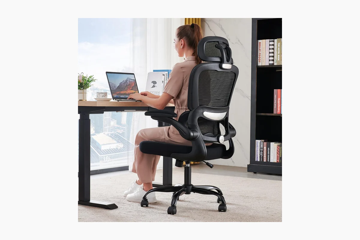 TRALT Office Chair Ergonomic Desk Chair, 330 LBS Home Mesh Office Desk Chairs with product image
