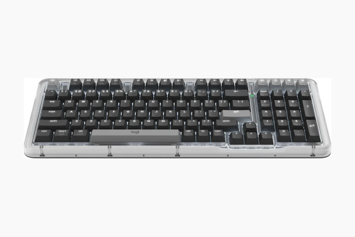 Logitech Alto Keys K98M Wireless Mechanical Clicky Keyboard, Customizable Keyboard with Vibration Absorbing Gasket, product image