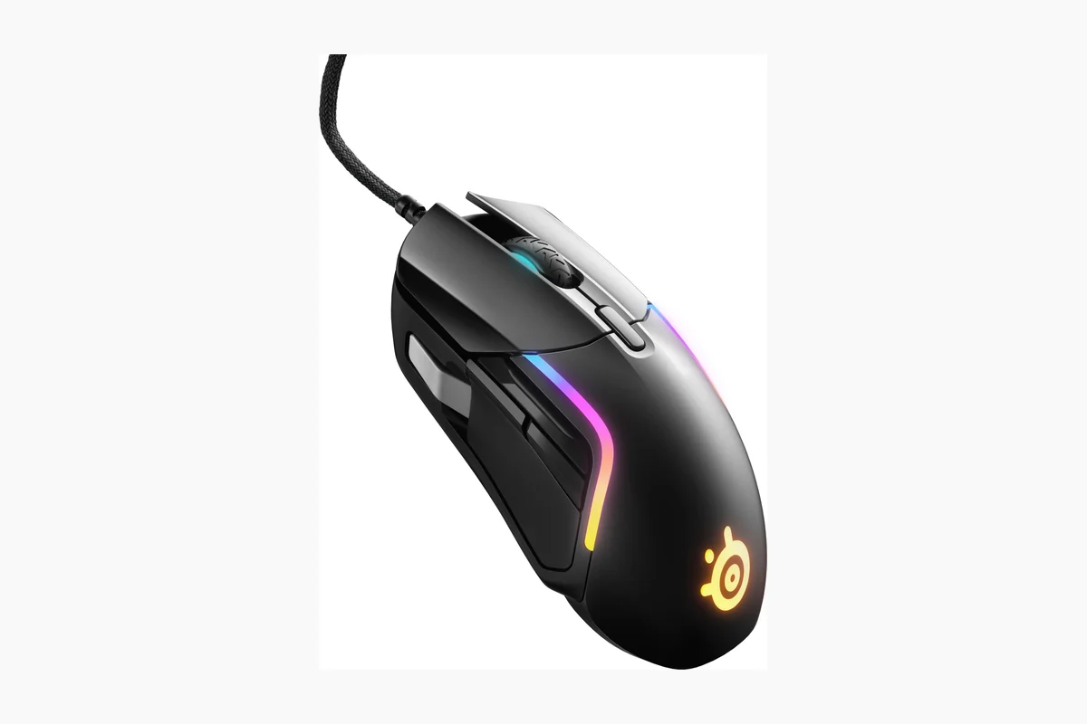 SteelSeries Rival 5 Gaming Mouse with PrismSync RGB Lighting and 9 Programmable Buttons – product image