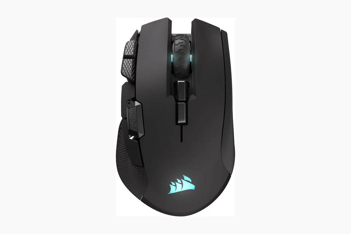 Best MOBA Mice for 2026: Buttons, Control and Comfort 1 Corsair IRONCLAW Wireless SE Gaming Mouse – 26,000 DPI, Ergonomic Design for Larger Hands, product image