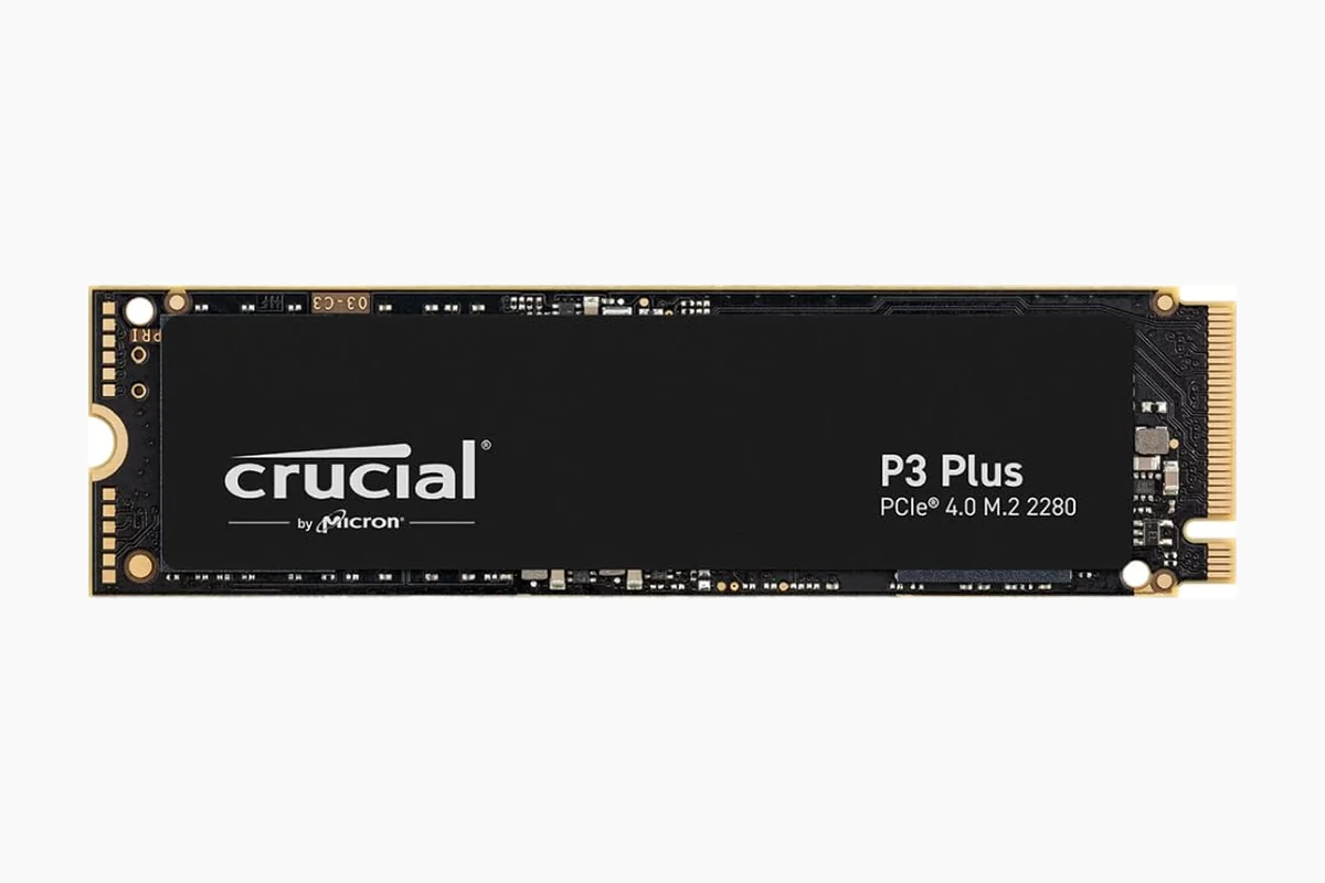 Crucial P3 Plus Review: Specs, Endurance, and Best Use Cases 2 Crucial P3 Plus PCIe Gen4 NVMe 1TB SSD, Up to 5,000MB/s Read, Laptop & product image