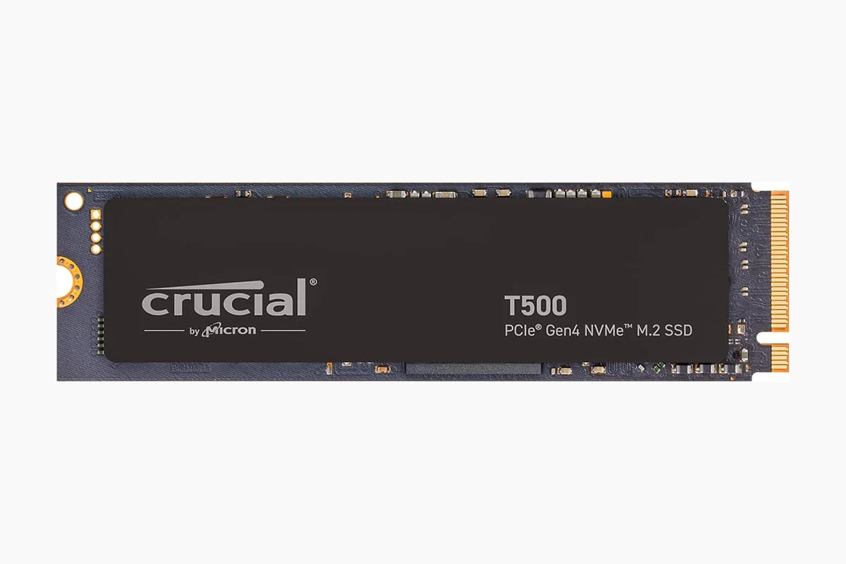 Crucial T500 PCIe Gen4 NVMe 2TB SSD, Up to 7,400MB/s, TLC NAND, Laptop & product image