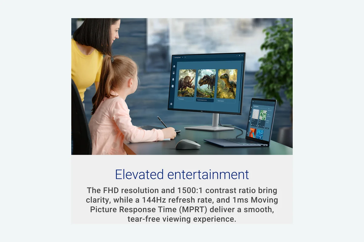 Dell 27 Plus Monitor - S2725HSM - 27-inch FHD (1920x1080) 144Hz 1ms Display, 2 product image