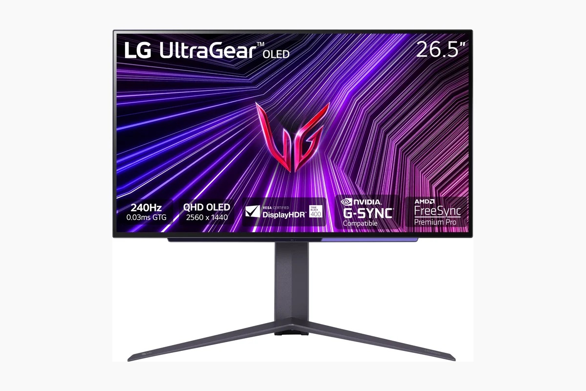 Lg Ultragear 27gr95qe Review Buying Guide for 2026 2 LG 27GS95QE 27-inch Ultragear OLED Gaming Monitor QHD 1440p 240Hz 0.03ms DisplayHDR True Black product image