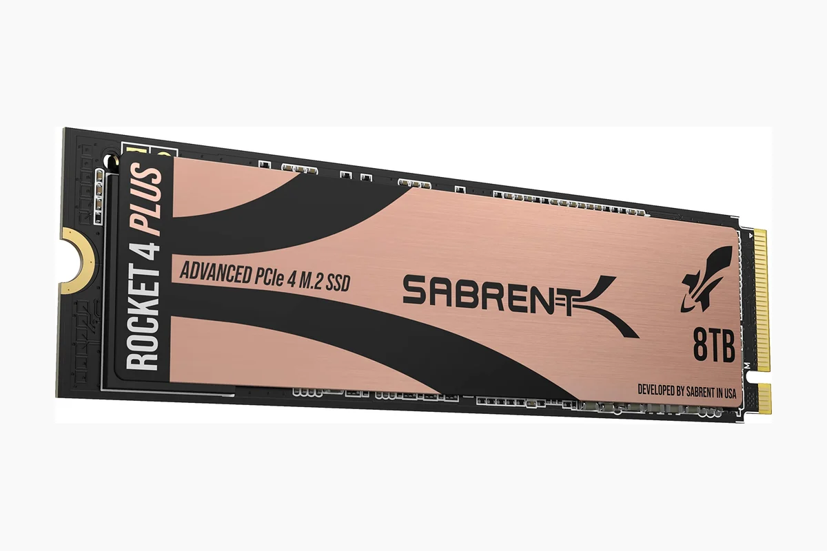 SABRENT 8TB Rocket 4 Plus NVMe 4.0 Gen4 PCIe M.2 Internal SSD Extreme Performance product image