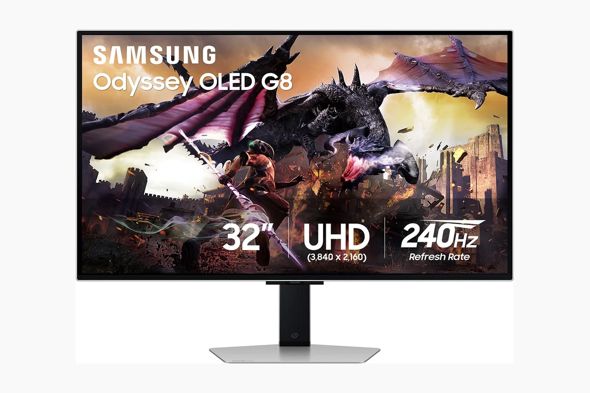 Samsung 32" Odyssey OLED G8 (G80SD) Series 4K UHD Smart Gaming Monitor w QD-OLED, product image