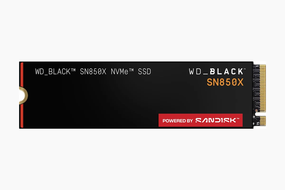 WD_BLACK SN850X 2TB NVMe SSD - M.2 2280, Up to 7,300 MB/s Read speeds, product image