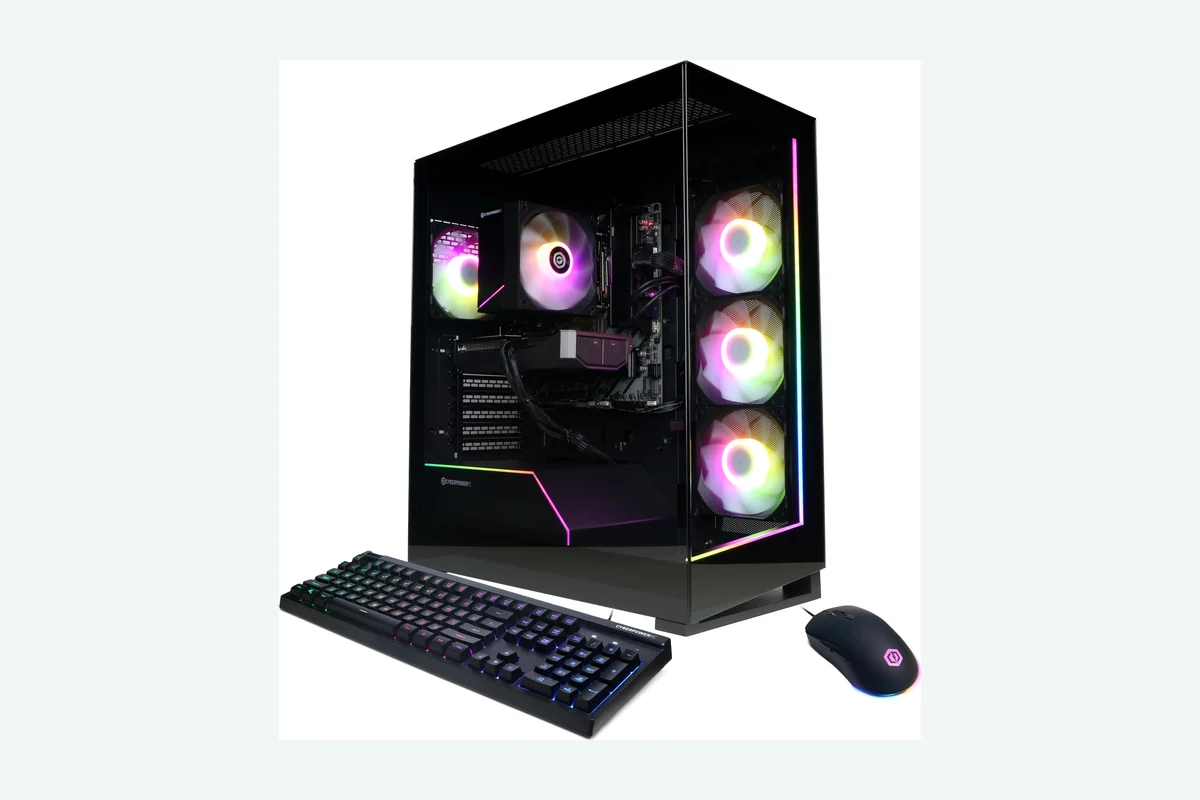 CyberPowerPC Gamer Master Gaming PC, AMD Ryzen 7 8700F 4.1GHz, GeForce RTX 5060 Ti product image