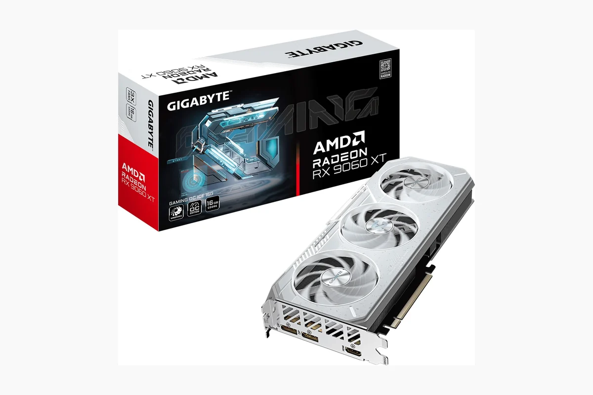 Best GPU for 1440p Gaming in 2026: Top Graphics Cards Compared 1 GIGABYTE Radeon™ RX 9060 XT Gaming OC ICE 16G Graphics Card (16GB GDDR6, 128-bit, product image
