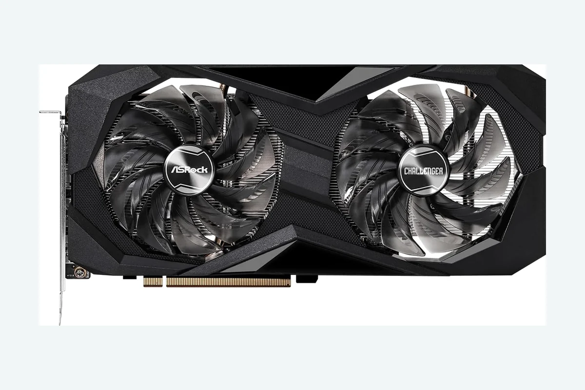 ASRock Radeon RX 7600 Challenger 8GB OC, RDNA 3, 2695MHz Boost, 8GB GDDR6 128-bit, product image